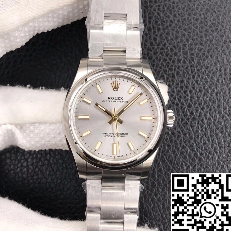 31MM Oyster EW Dial M277200-0001 Perpetual Silver Factory Rolex 0219